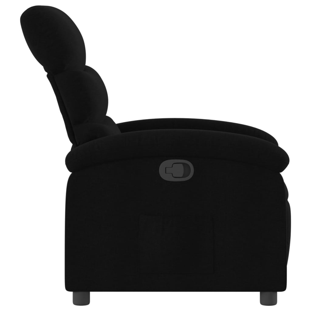 Relaxfauteuil Zwarte Stof is nu te koop bij PeponiXL, paradijselijk wonen!