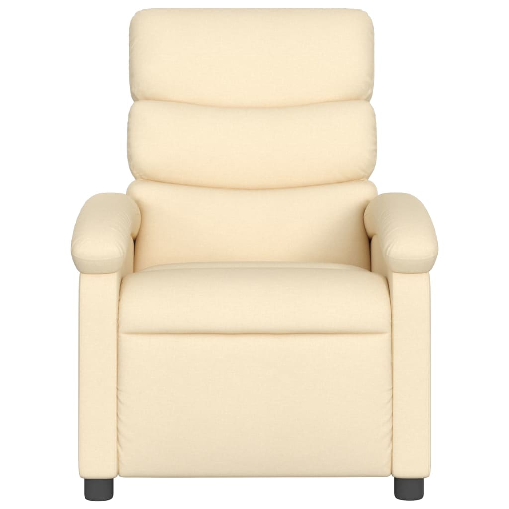 Relaxfauteuil crème stof is nu te koop bij PeponiXL, paradijselijk wonen!