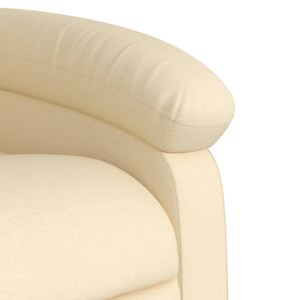Relaxfauteuil crème stof is nu te koop bij PeponiXL, paradijselijk wonen!