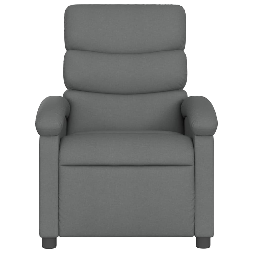 Massagestoel in donkergrijze stof is nu te koop bij PeponiXL, paradijselijk wonen!