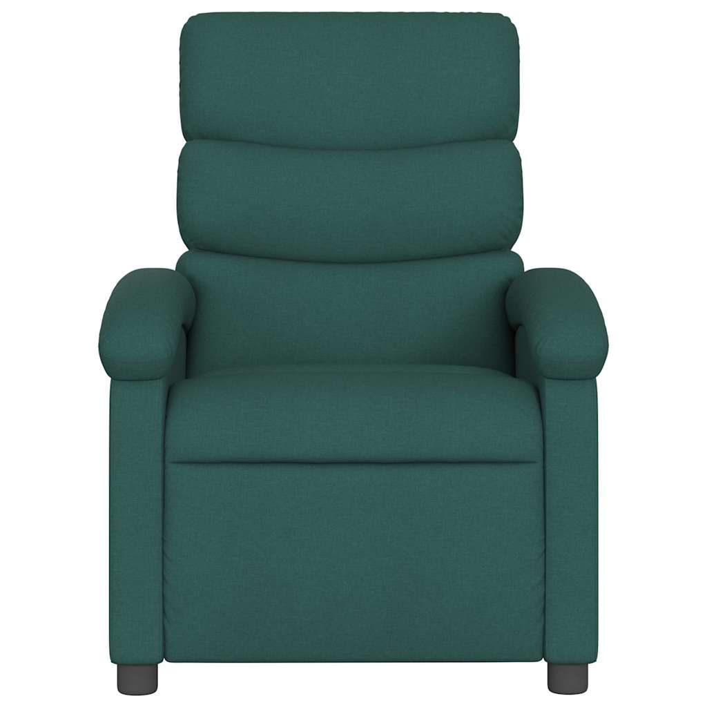 Massagestoel met donkergroene stof is nu te koop bij PeponiXL, paradijselijk wonen!