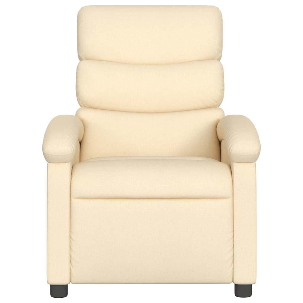 Massagestoel met crèmekleurige stof is nu te koop bij PeponiXL, paradijselijk wonen!
