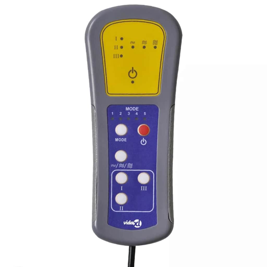 Massagestoel met crèmekleurige stof is nu te koop bij PeponiXL, paradijselijk wonen!