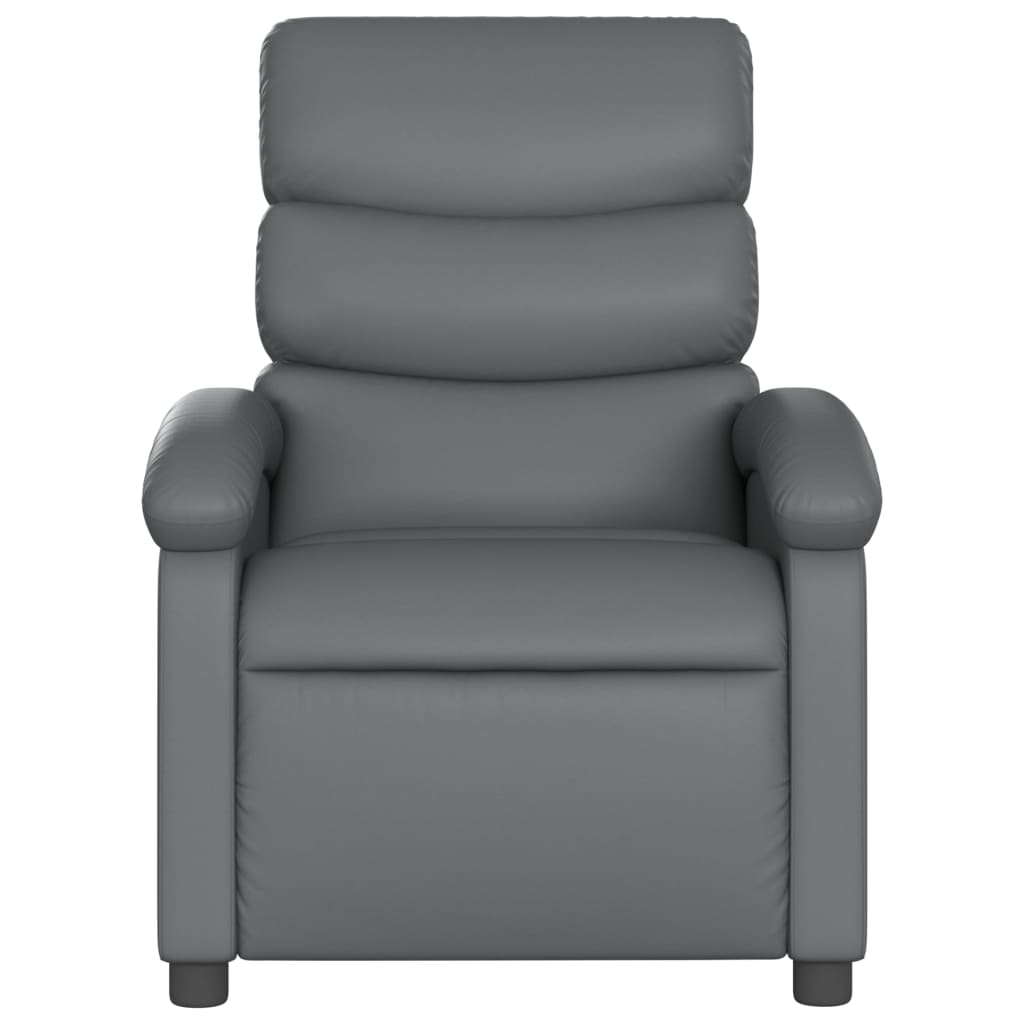 Massagestoel van grijs kunstleer is nu te koop bij PeponiXL, paradijselijk wonen!