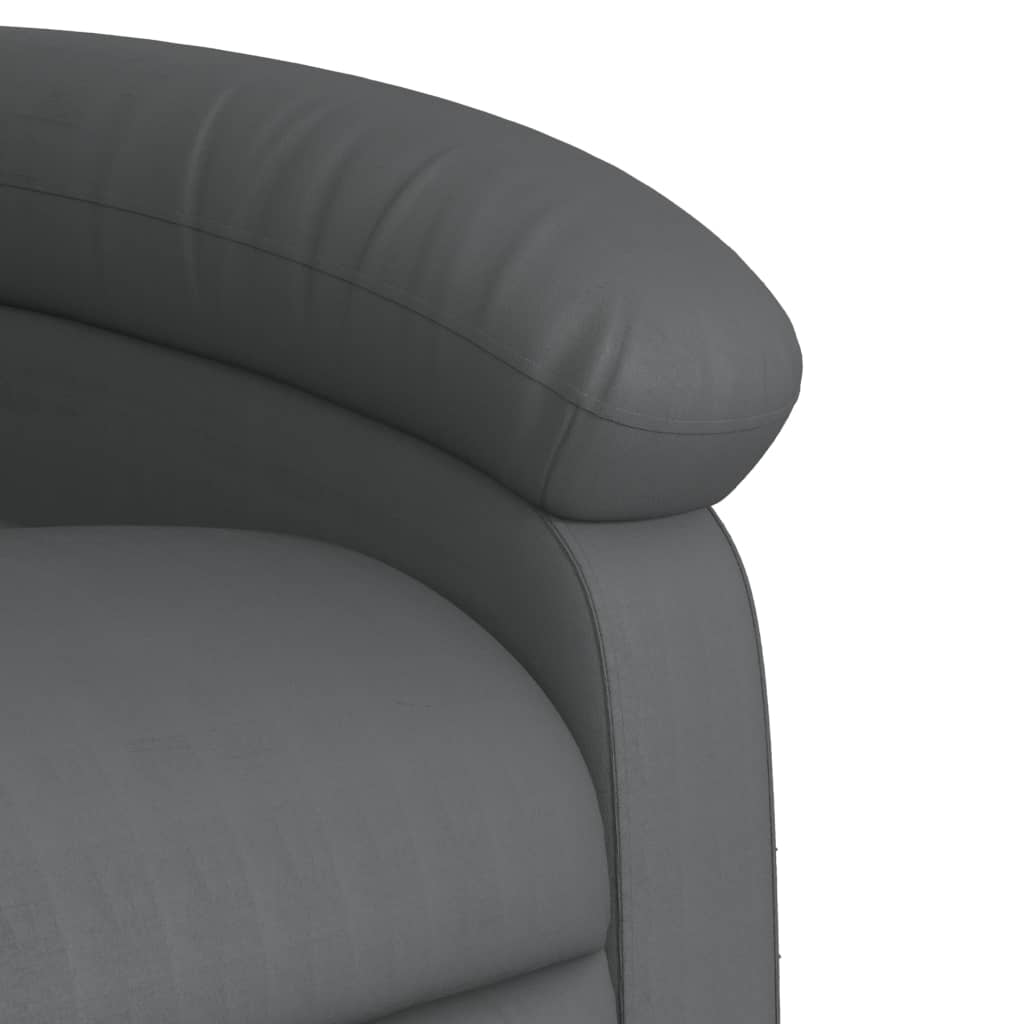 Massagestoel van grijs kunstleer is nu te koop bij PeponiXL, paradijselijk wonen!