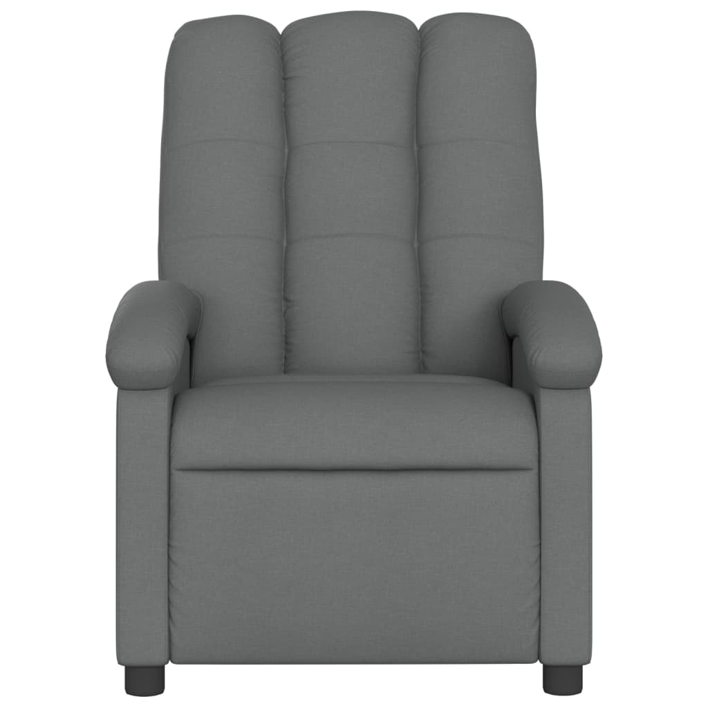 Massagestoel in donkergrijze stof is nu te koop bij PeponiXL, paradijselijk wonen!