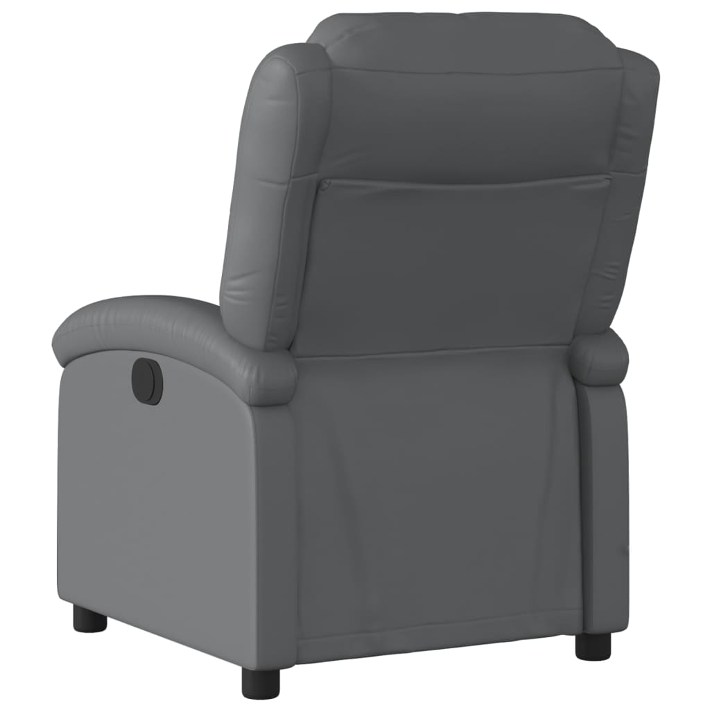 Massagestoel van grijs kunstleer is nu te koop bij PeponiXL, paradijselijk wonen!