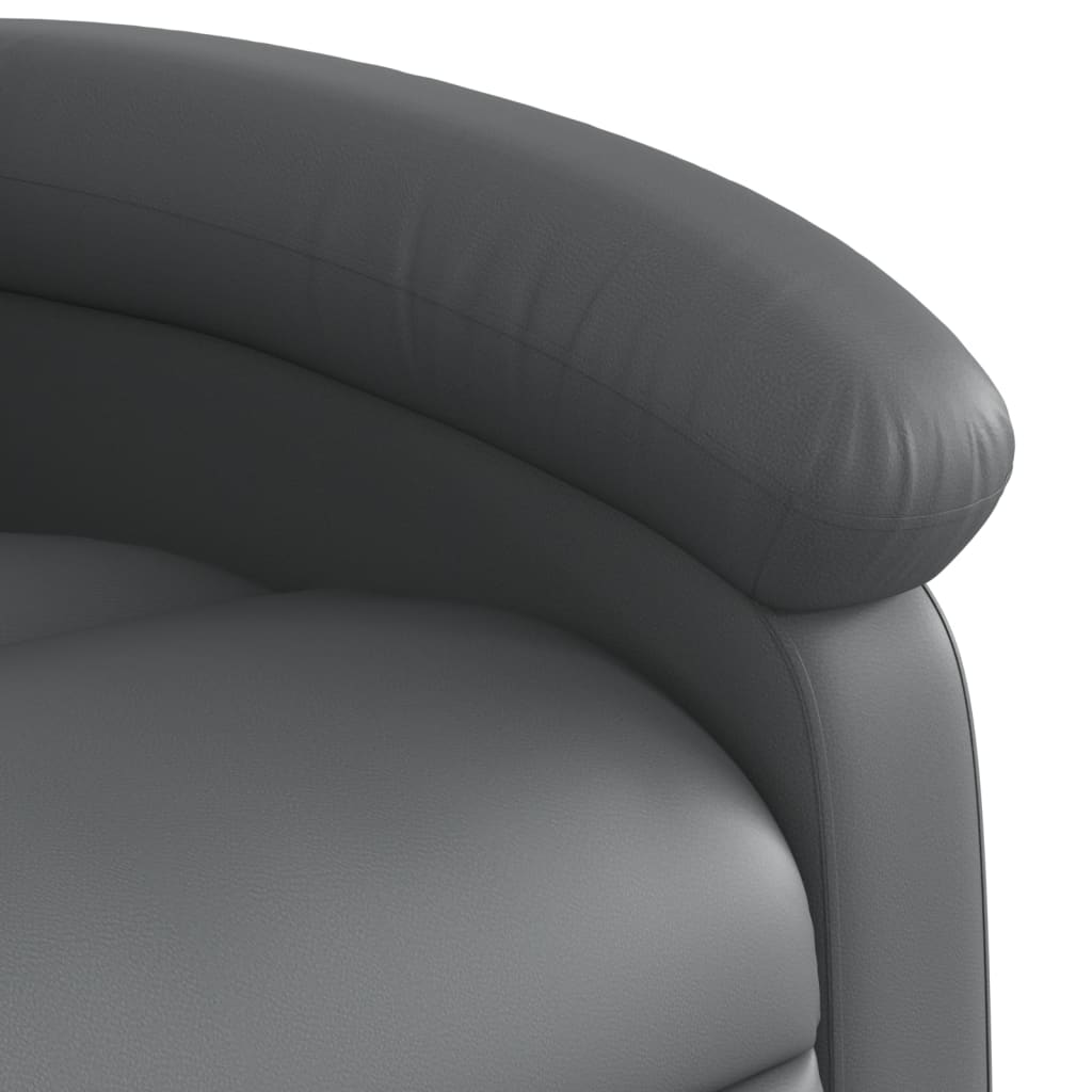 Massagestoel van grijs kunstleer is nu te koop bij PeponiXL, paradijselijk wonen!