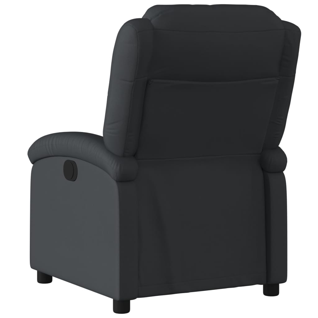 Relaxfauteuil Zwart Echt Leer is nu te koop bij PeponiXL, paradijselijk wonen!