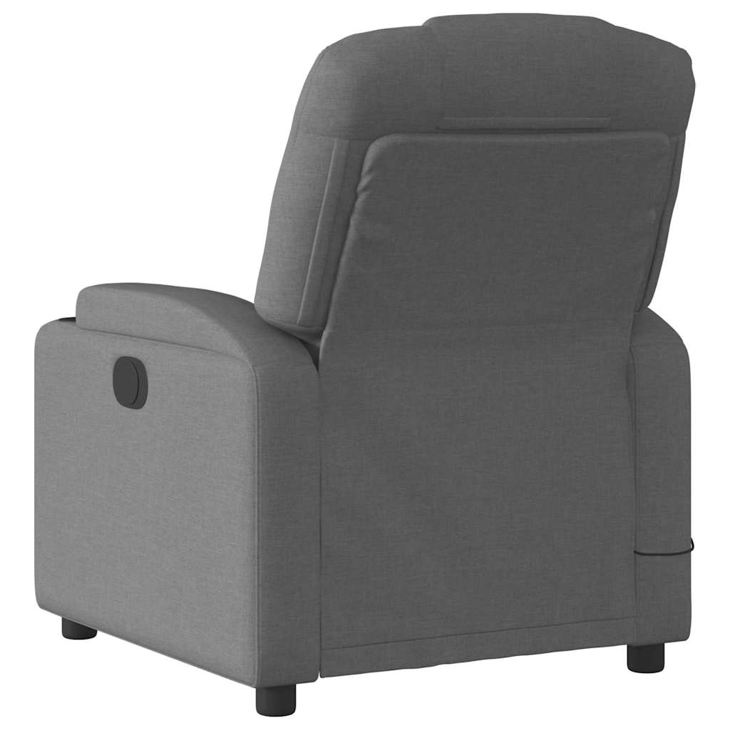 Massagestoel in donkergrijze stof is nu te koop bij PeponiXL, paradijselijk wonen!
