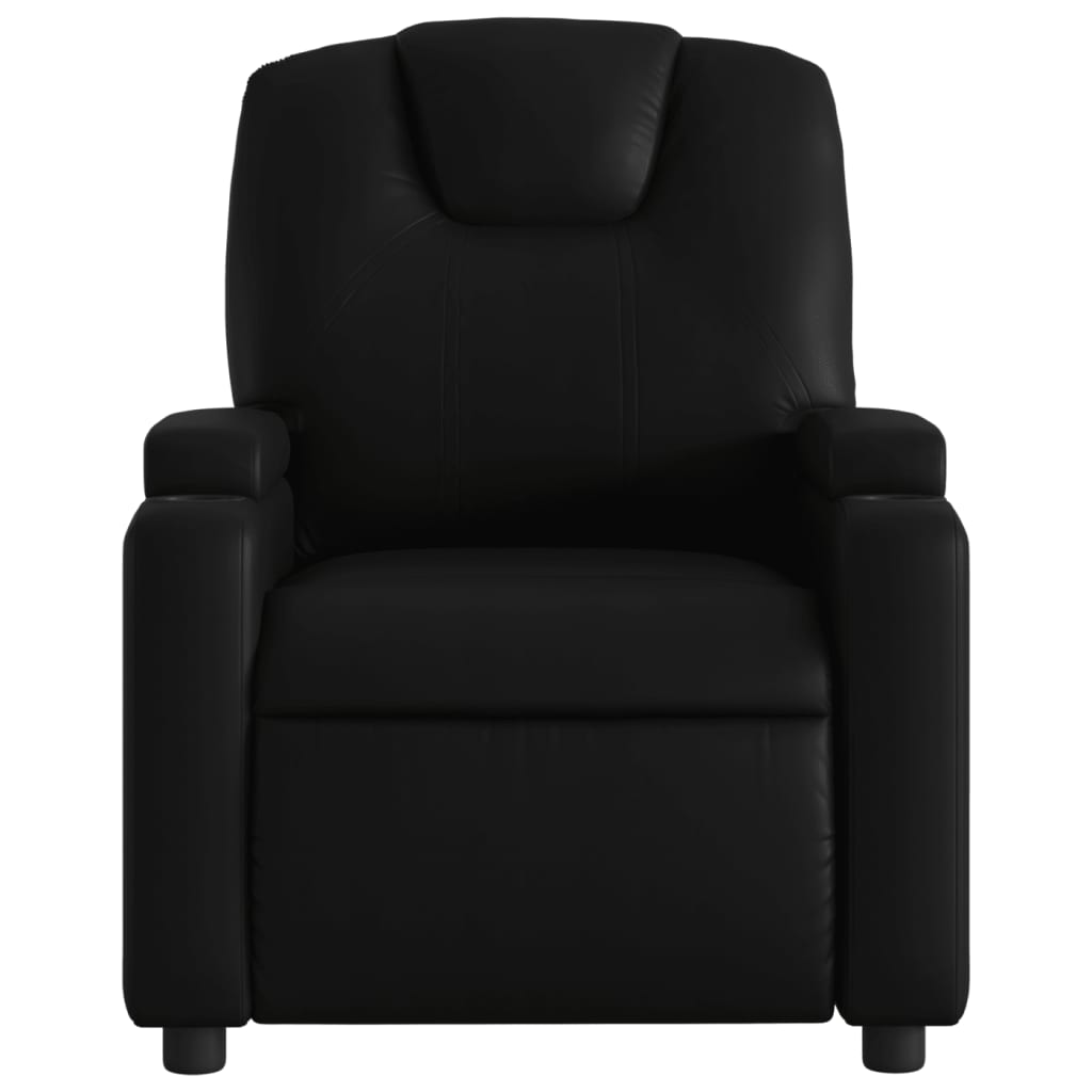 Relaxfauteuil zwart kunstleer is nu te koop bij PeponiXL, paradijselijk wonen!