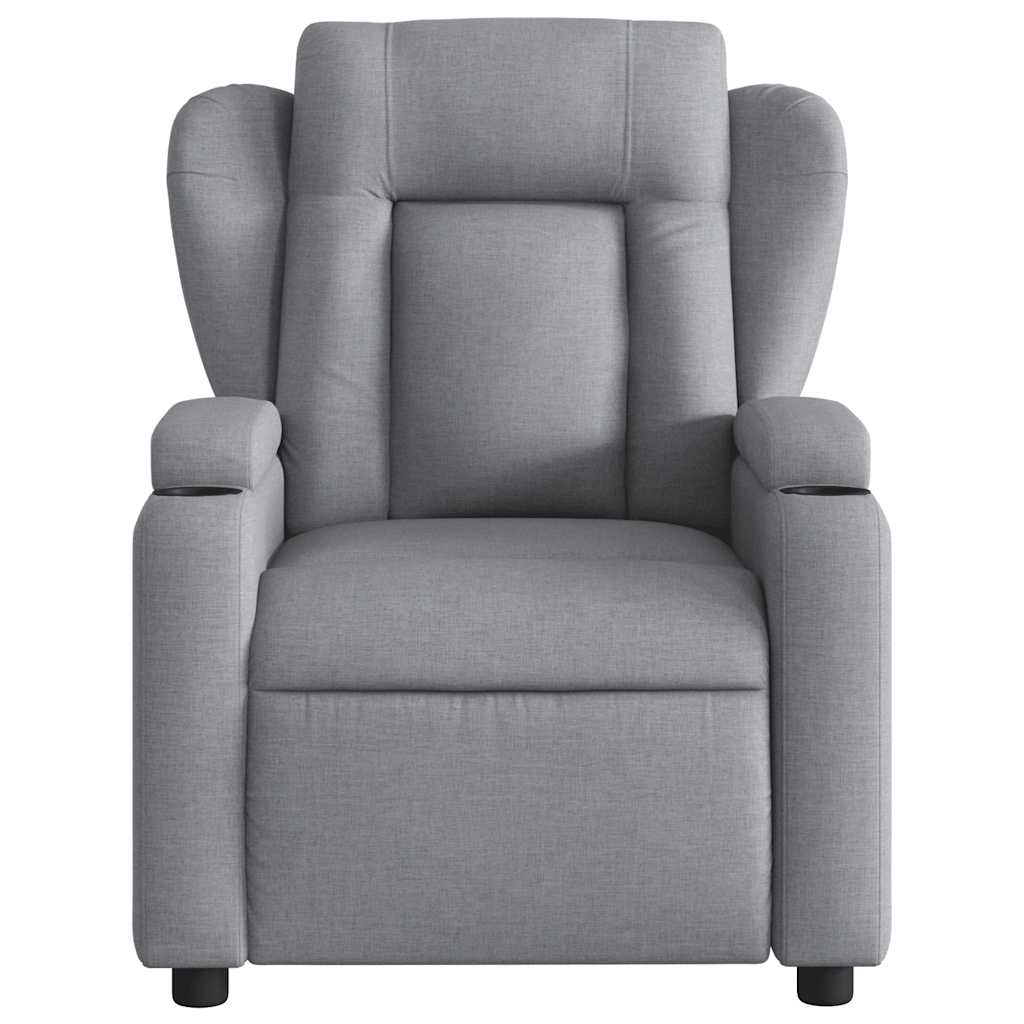 Massagestoel met lichtgrijze stof is nu te koop bij PeponiXL, paradijselijk wonen!