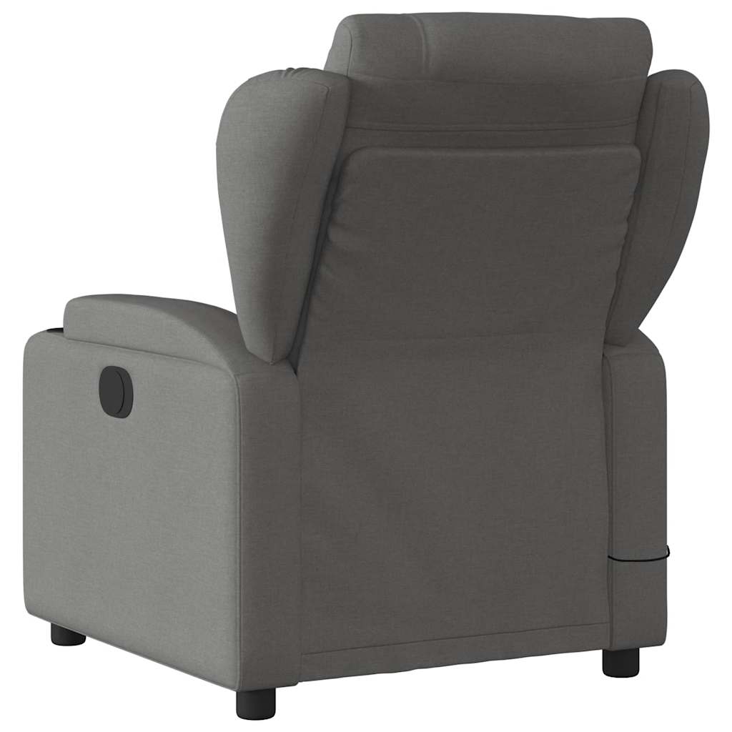 Massagestoel in donkergrijze stof is nu te koop bij PeponiXL, paradijselijk wonen!