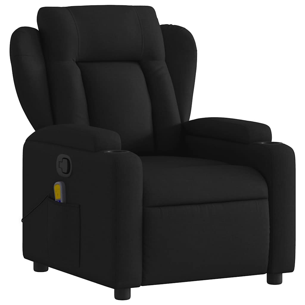 Massagestoel met zwarte stof is nu te koop bij PeponiXL, paradijselijk wonen!