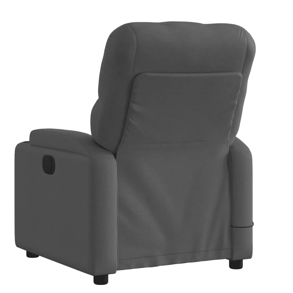 Massagestoel in donkergrijze stof is nu te koop bij PeponiXL, paradijselijk wonen!