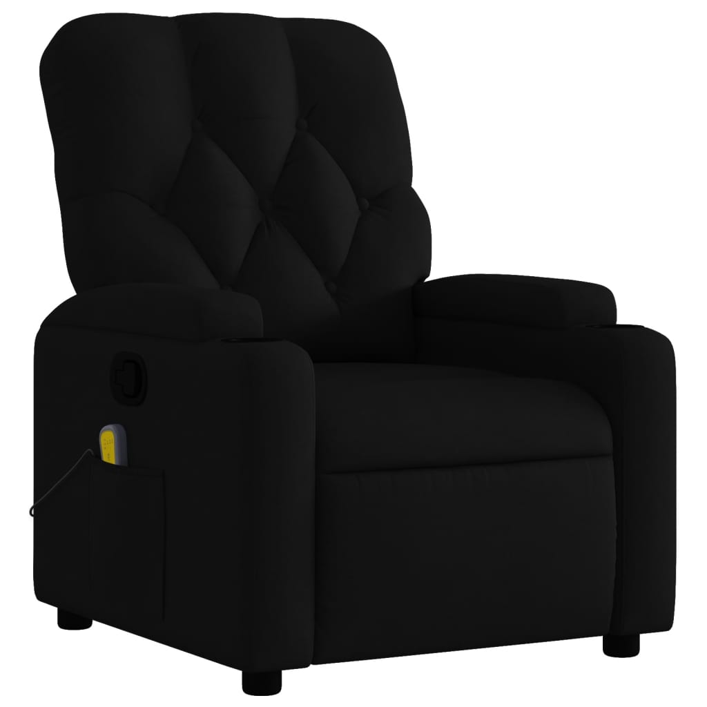 Massagestoel met zwarte stof is nu te koop bij PeponiXL, paradijselijk wonen!