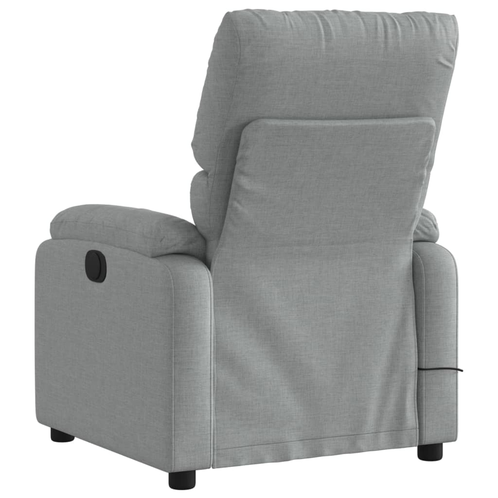 Massagestoel met lichtgrijze stof is nu te koop bij PeponiXL, paradijselijk wonen!