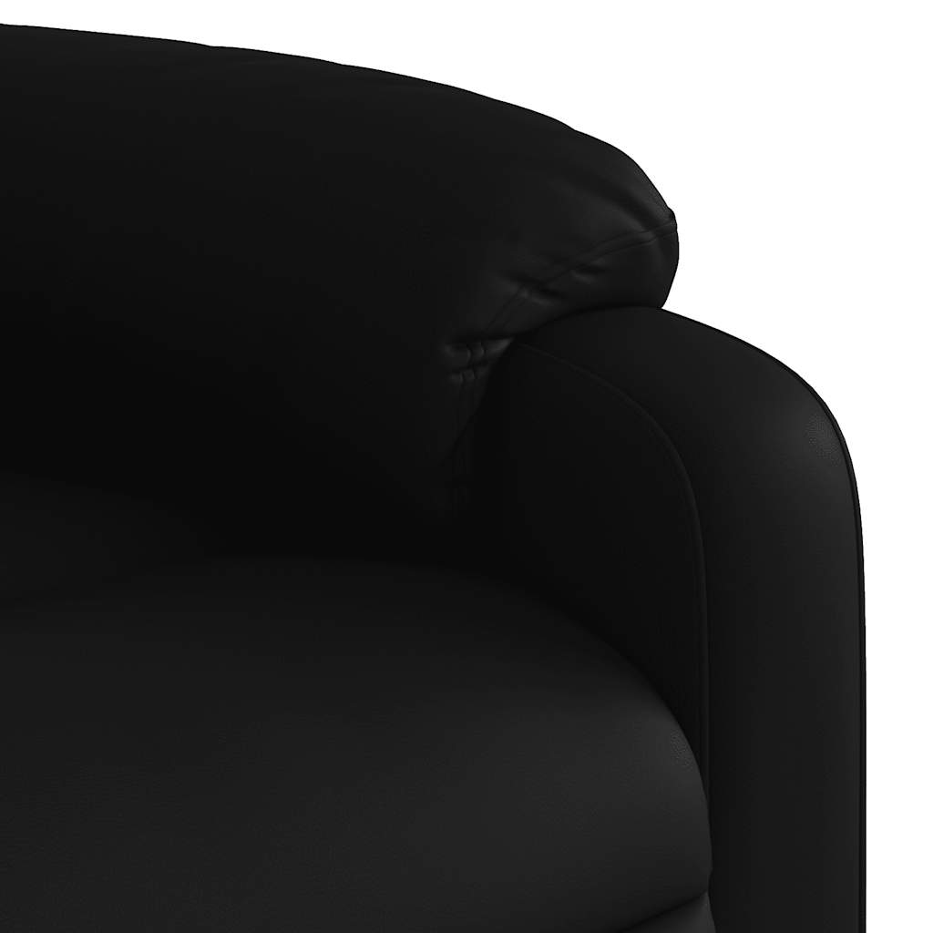 Massagestoel van zwart kunstleer is nu te koop bij PeponiXL, paradijselijk wonen!