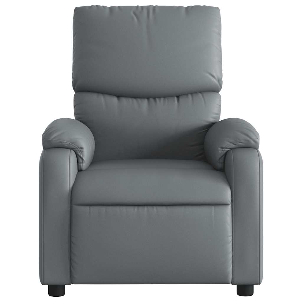 Massagestoel van grijs kunstleer is nu te koop bij PeponiXL, paradijselijk wonen!