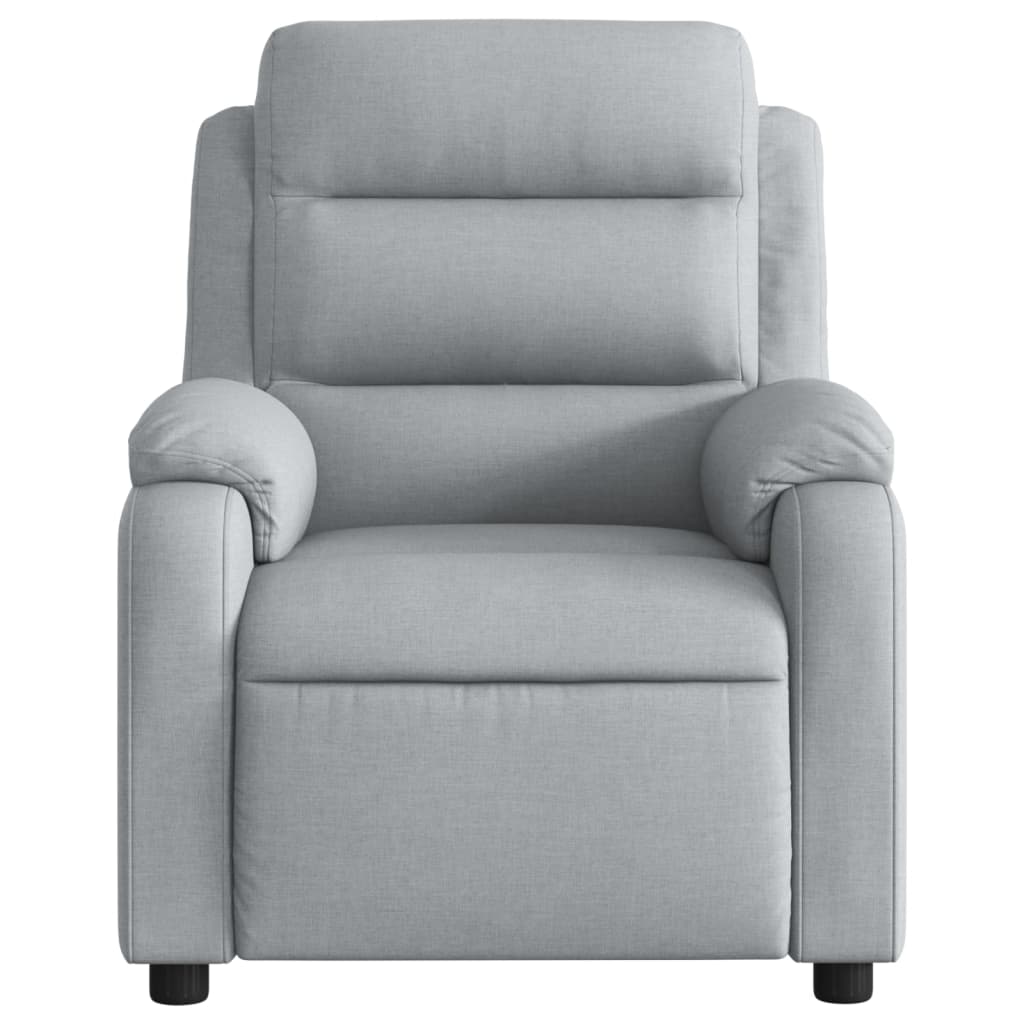 Massagestoel met lichtgrijze stof is nu te koop bij PeponiXL, paradijselijk wonen!
