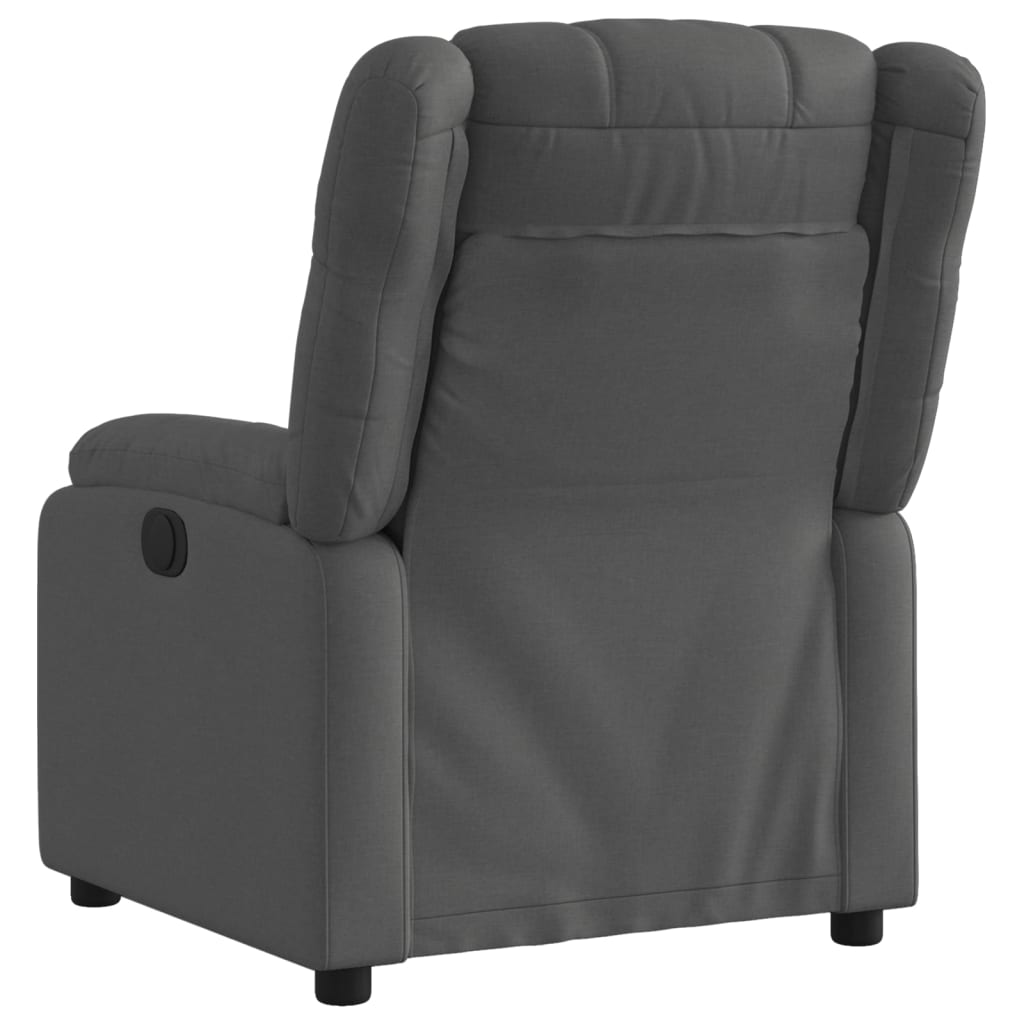 Relaxfauteuil donkergrijze stof is nu te koop bij PeponiXL, paradijselijk wonen!