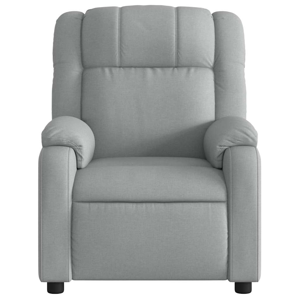 Massagestoel met lichtgrijze stof is nu te koop bij PeponiXL, paradijselijk wonen!