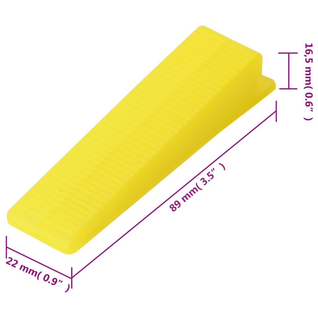 Nivelleringssysteem voor tegels 250 wiggen 500 klemmen 2 mm is nu te koop bij PeponiXL, paradijselijk wonen!