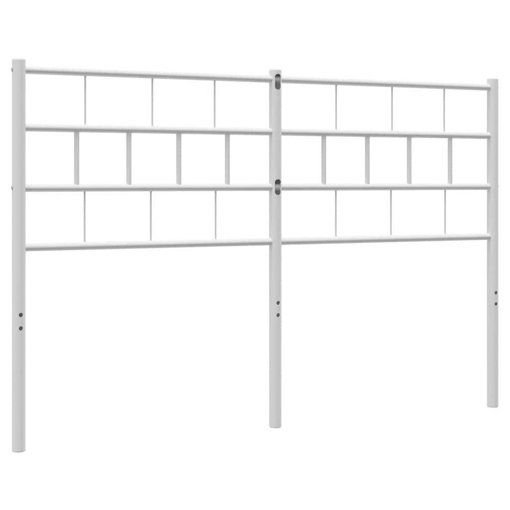 Vervangend hoofdbord 135 cm metaal wit is nu te koop bij PeponiXL, paradijselijk wonen!