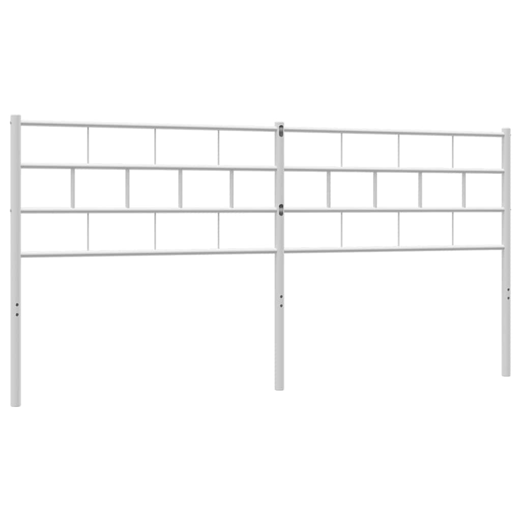 Vervangend hoofdbord 180 cm metaal wit is nu te koop bij PeponiXL, paradijselijk wonen!