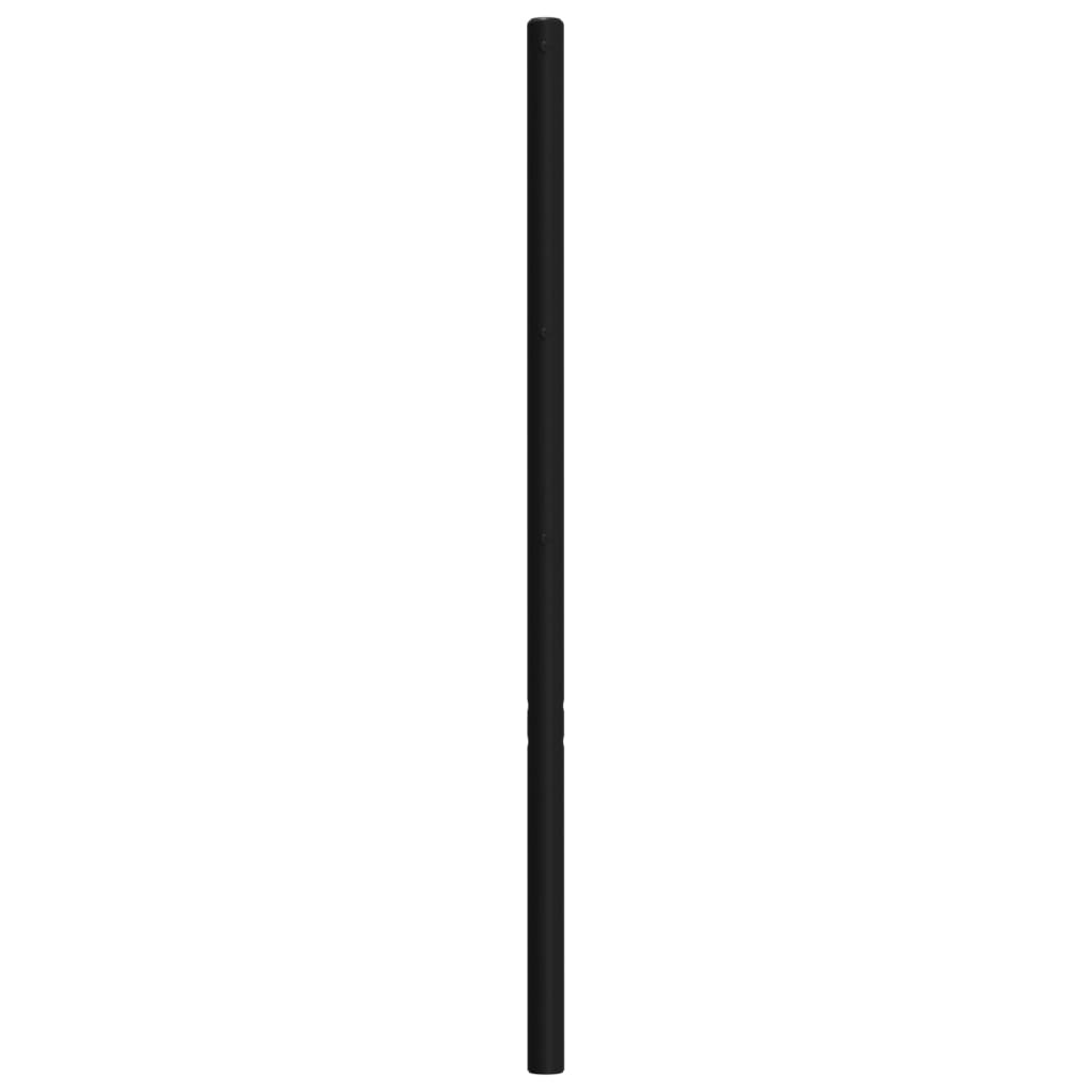 Vervangend hoofdbord 75 cm metaal zwart is nu te koop bij PeponiXL, paradijselijk wonen!