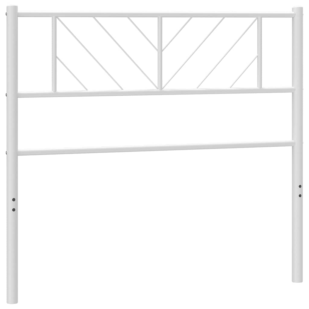 Vervangend hoofdbord 100 cm metaal wit is nu te koop bij PeponiXL, paradijselijk wonen!