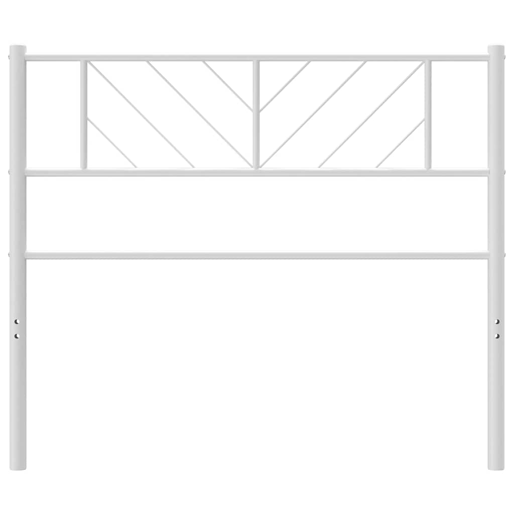 Vervangend hoofdbord 100 cm metaal wit is nu te koop bij PeponiXL, paradijselijk wonen!