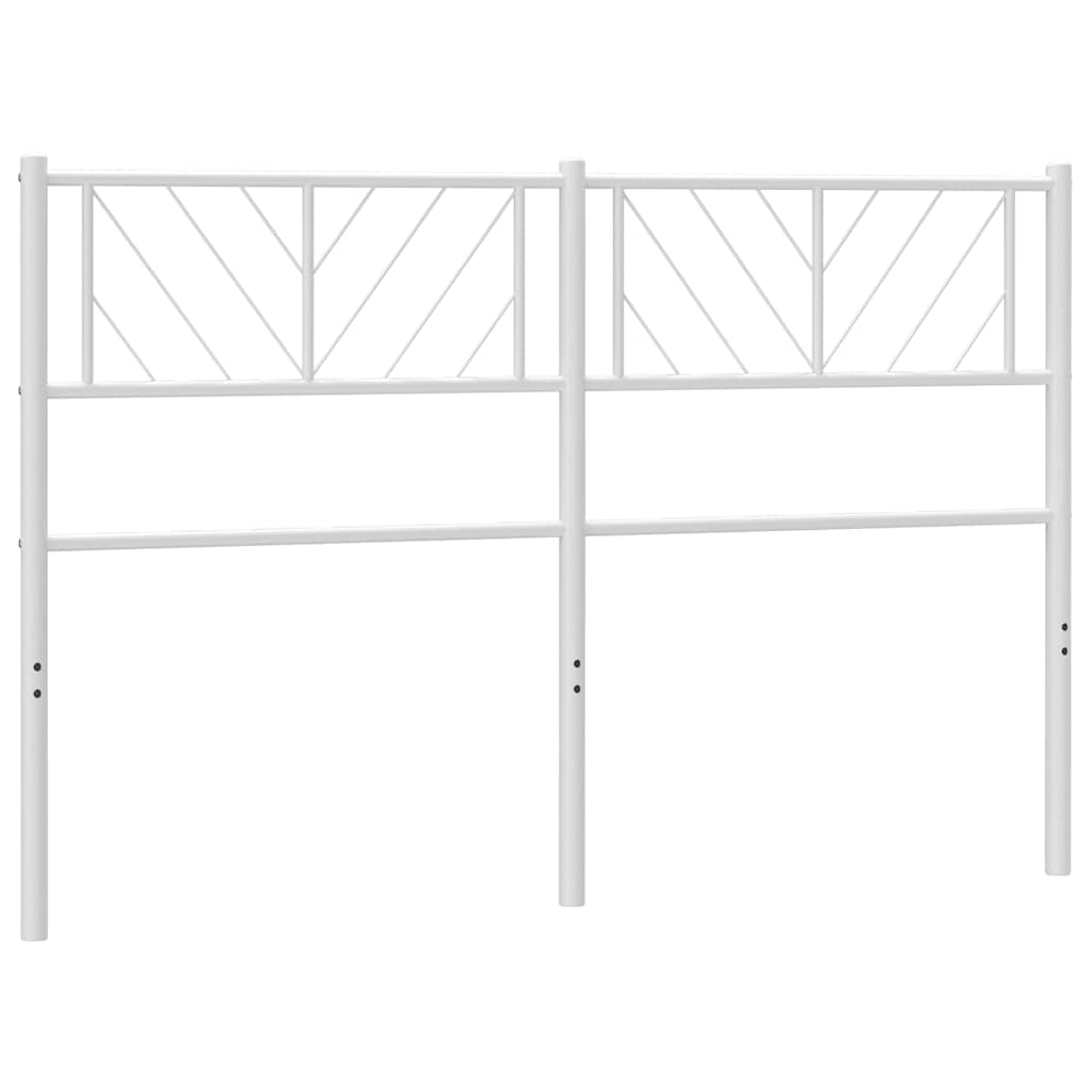 Vervangend hoofdbord 120 cm metaal wit is nu te koop bij PeponiXL, paradijselijk wonen!