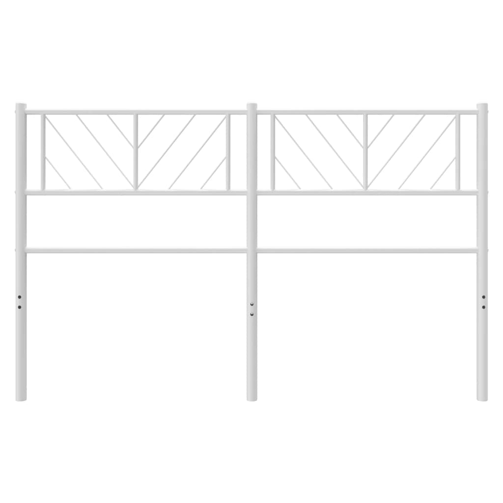 Vervangend hoofdbord 120 cm metaal wit is nu te koop bij PeponiXL, paradijselijk wonen!