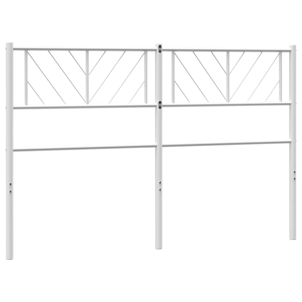 Vervangend hoofdbord 120 cm metaal wit is nu te koop bij PeponiXL, paradijselijk wonen!