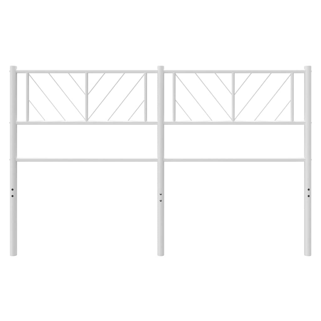 Vervangend hoofdbord 150 cm metaal wit is nu te koop bij PeponiXL, paradijselijk wonen!