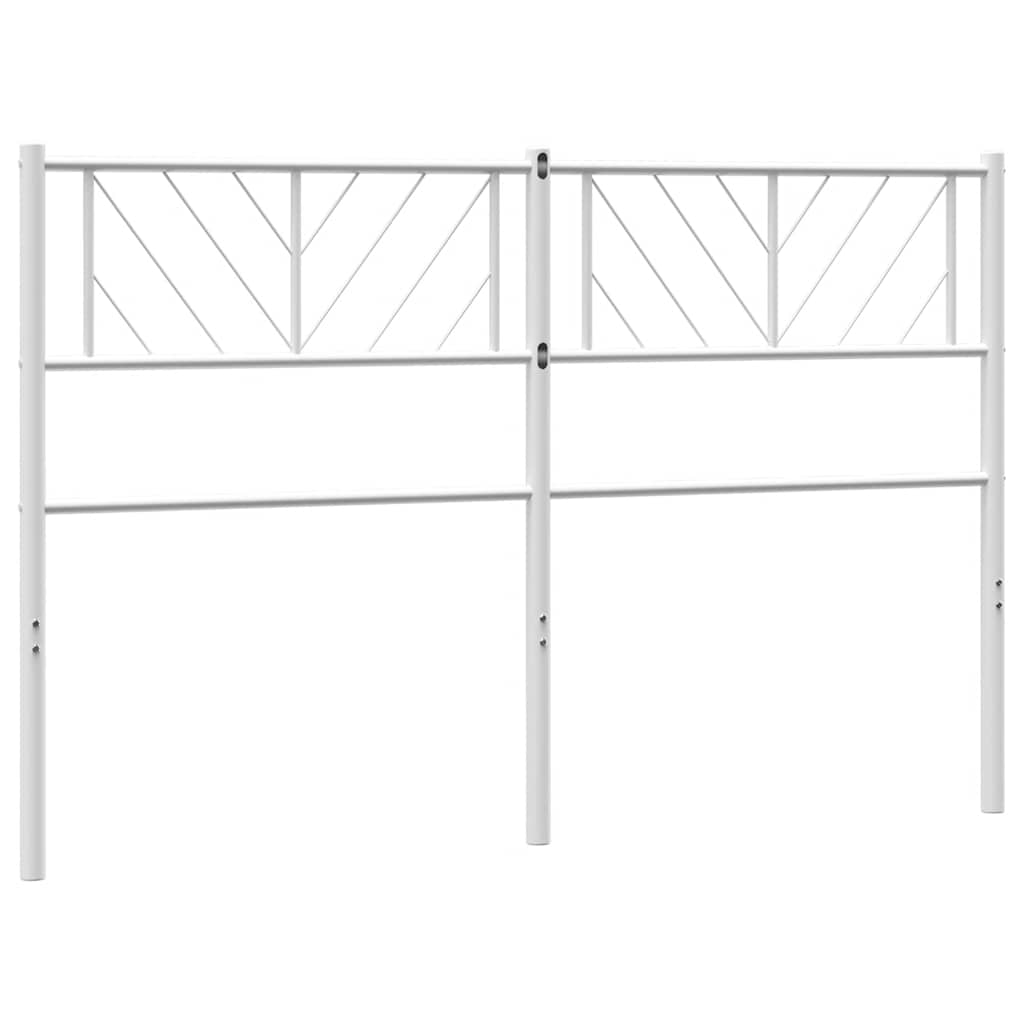Vervangend hoofdbord 150 cm metaal wit is nu te koop bij PeponiXL, paradijselijk wonen!