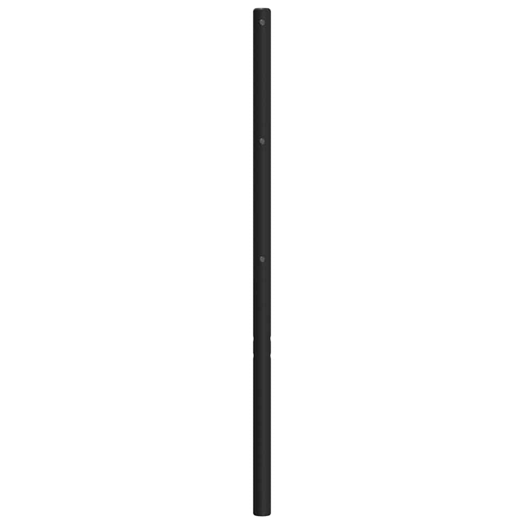 Vervangend hoofdbord 150 cm metaal zwart is nu te koop bij PeponiXL, paradijselijk wonen!