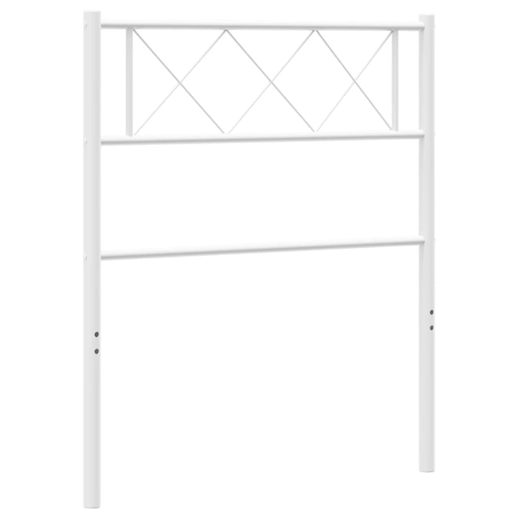 Vervangend hoofdbord 75 cm metaal wit is nu te koop bij PeponiXL, paradijselijk wonen!