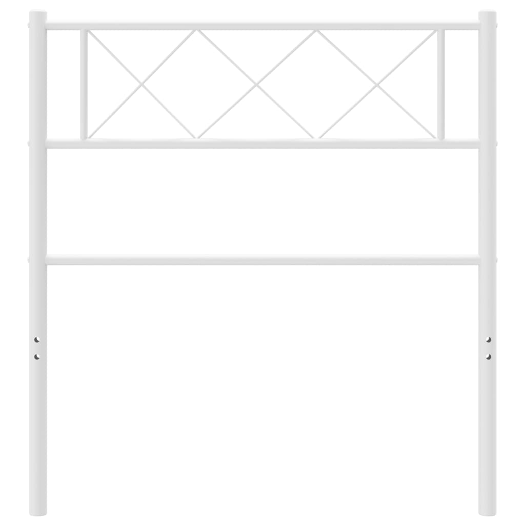 Vervangend hoofdbord 75 cm metaal wit is nu te koop bij PeponiXL, paradijselijk wonen!