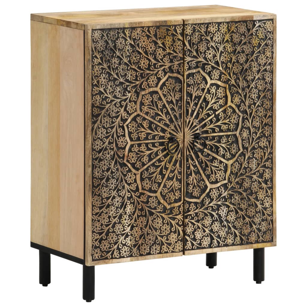 Bijzetkasten 3 st 60x33x75 cm massief mangohout is nu te koop bij PeponiXL, paradijselijk wonen!
