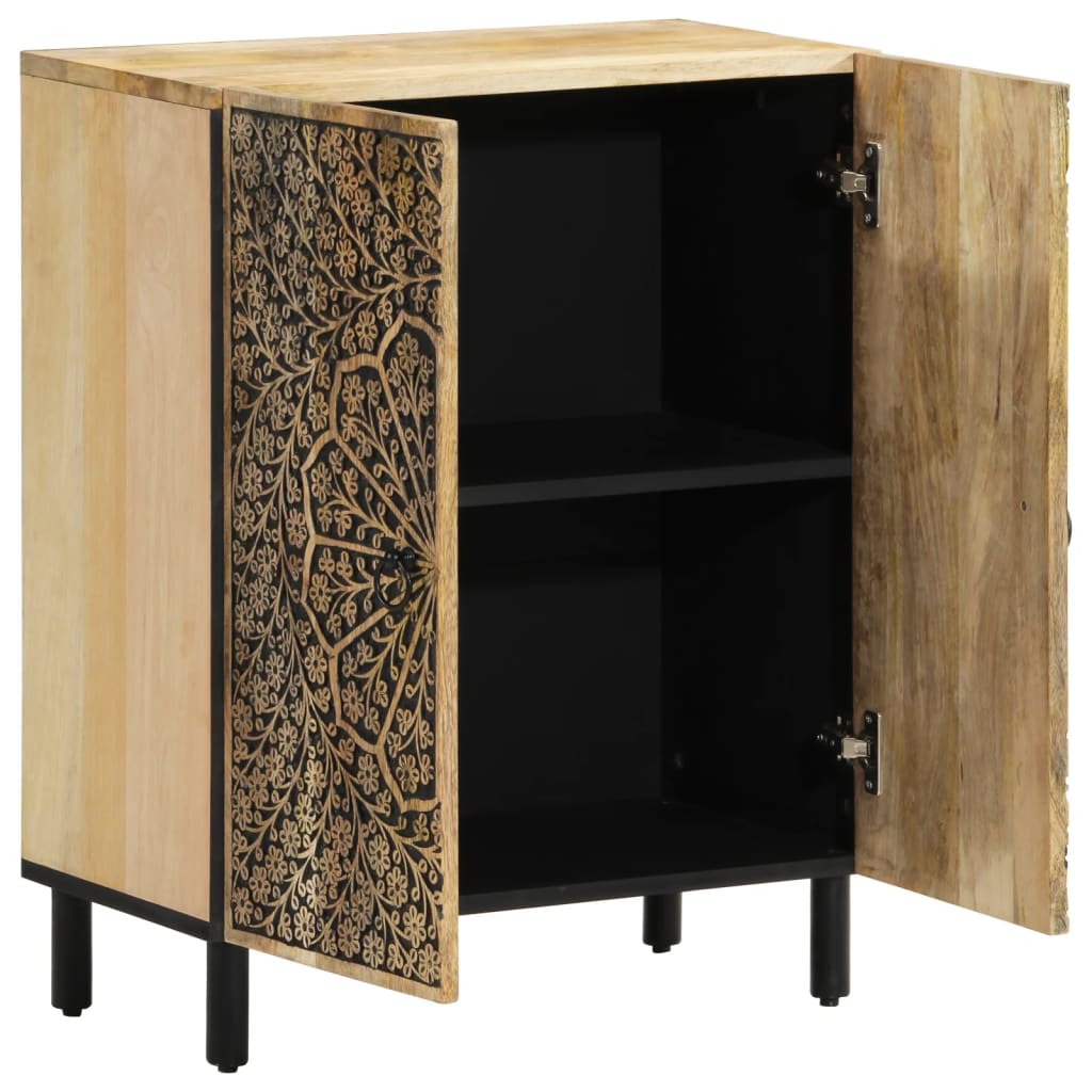 Bijzetkasten 3 st 60x33x75 cm massief mangohout is nu te koop bij PeponiXL, paradijselijk wonen!