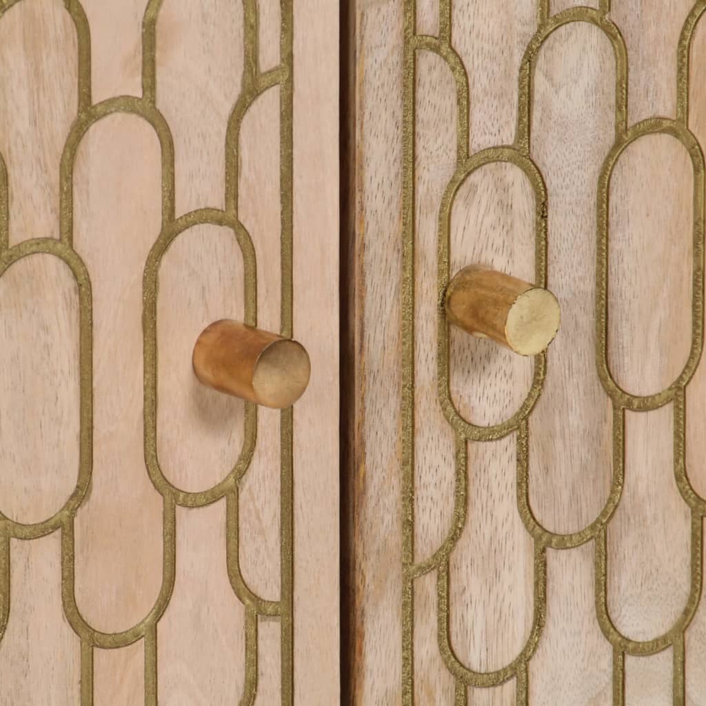 Bijzetkasten 3 st 60x33x75 cm massief mangohout is nu te koop bij PeponiXL, paradijselijk wonen!