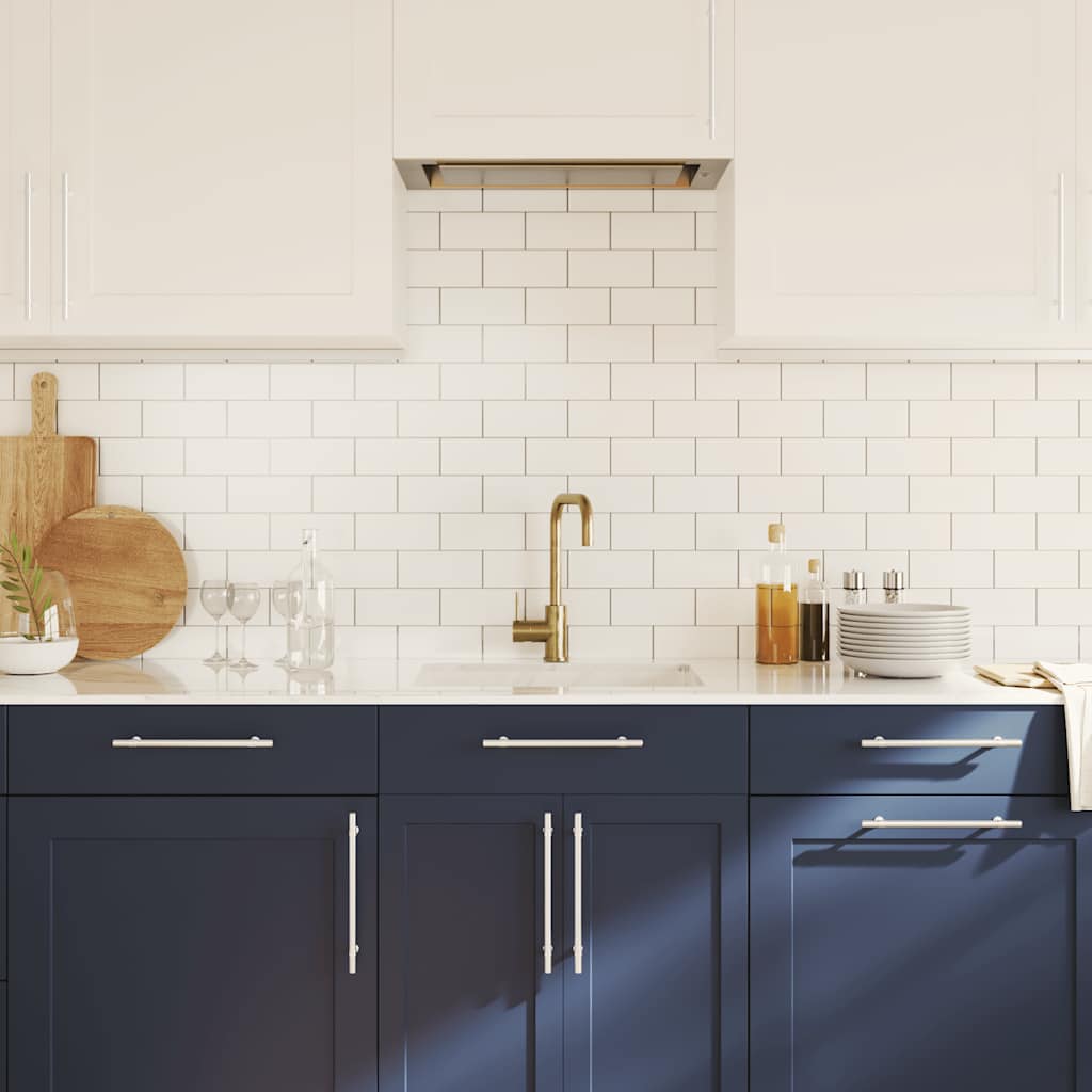 Handvatten 5 st 192 mm roestvrij staal zilverkleurig is nu te koop bij PeponiXL, paradijselijk wonen!