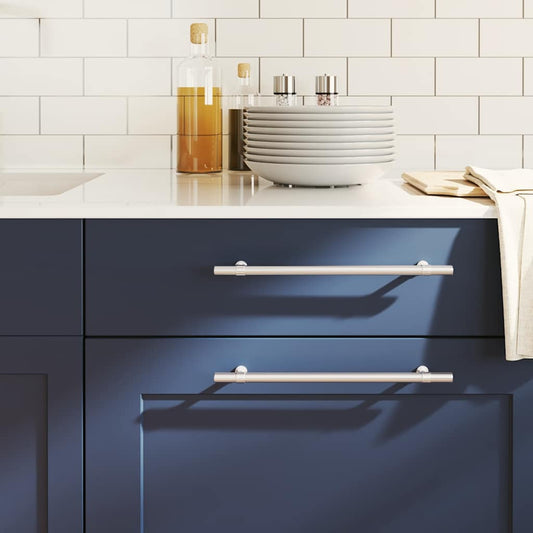 Handvatten 5 st 224 mm roestvrij staal zilverkleurig is nu te koop bij PeponiXL, paradijselijk wonen!