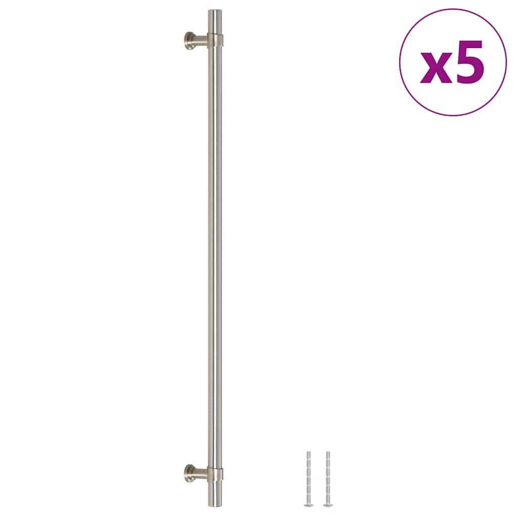 Handvatten 5 st 320 mm roestvrij staal zilverkleurig is nu te koop bij PeponiXL, paradijselijk wonen!