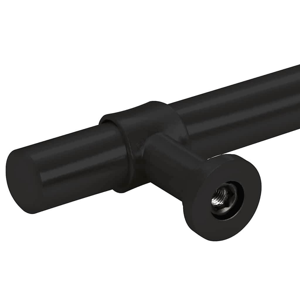 Handvatten 10 st 128 mm roestvrij staal zwart is nu te koop bij PeponiXL, paradijselijk wonen!