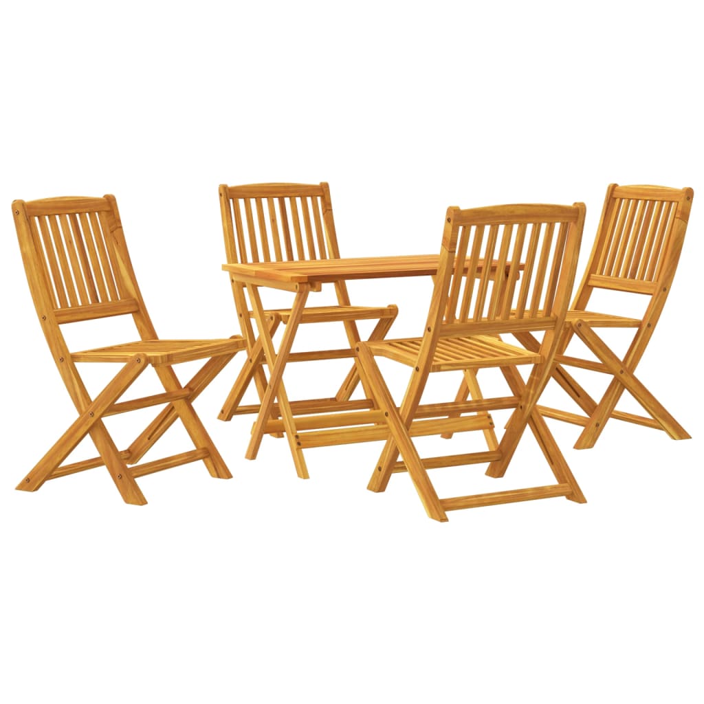5-delige Tuinset inklapbaar massief acaciahout is nu te koop bij PeponiXL, paradijselijk wonen!
