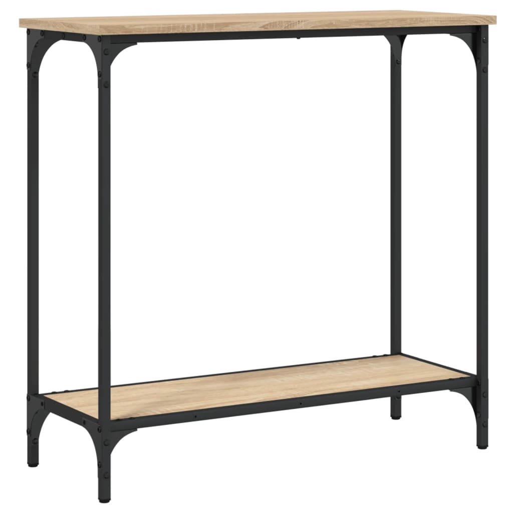 Consoletafel Sonoma Eiken 75x30,5x75 cm Bewerkt Hout is nu te koop bij PeponiXL, paradijselijk wonen!