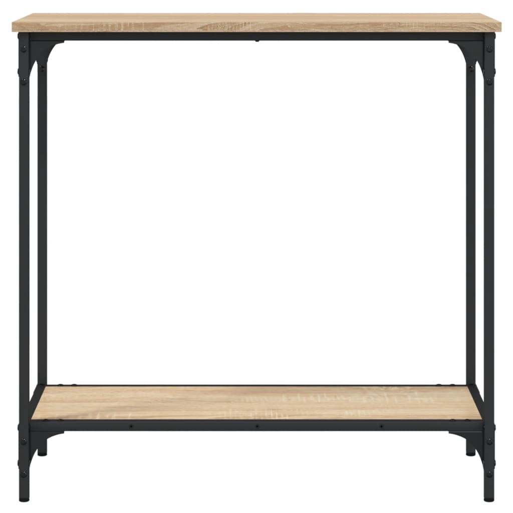Consoletafel Sonoma Eiken 75x30,5x75 cm Bewerkt Hout is nu te koop bij PeponiXL, paradijselijk wonen!